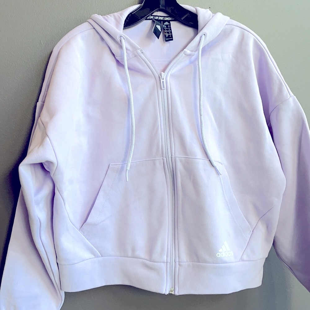 Cropped Adidas Hoodie